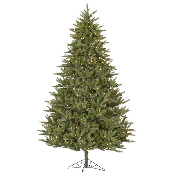 15' x 110" Artificial Berkshire Fir 3,400 Clear DuraLit Miniature Lights