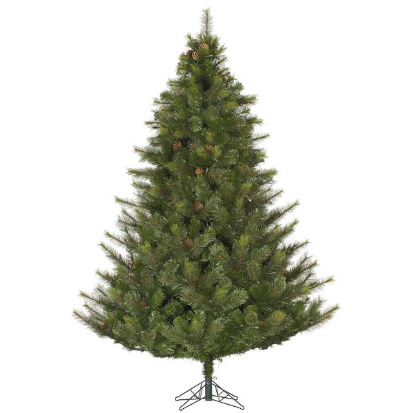 12' x 106" Artificial Modesto Mixed Pine with Pine Cones