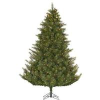 Vickerman 15' x 124" Artificial Modesto Mixed Pine 3,600 Clear DuraLit Miniature Lights with Pine Cones
