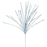 Vickerman 22" Turquoise Glitter Sequin Grass Spray