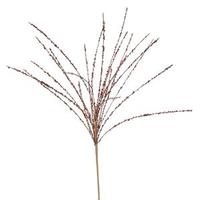 Vickerman 22" Chocolate Glitter Sequin Grass Spray