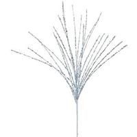 Vickerman 22" Baby Blue Glitter Sequin Grass Spray