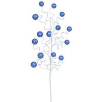 Vickerman 22" Blue Glitter Sequin Ball Spray