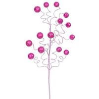 Vickerman 22" Magenta Glitter Sequin Ball Spray