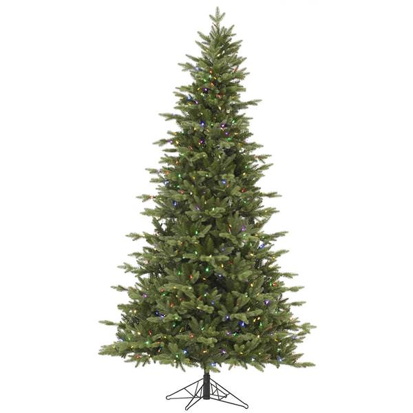 9' x 63" Artificial Fresh Balsam Fir 1,050 Multi-Color Italian LED Lights