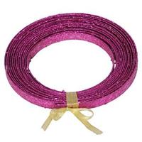Vickerman 23' x .5" Magenta Glitter Plastic Ribbon