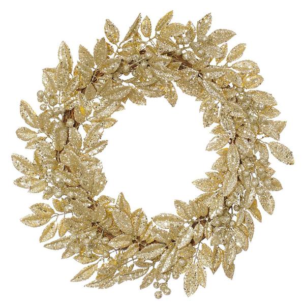 22" Artificial Champagne Bayleaf Berry