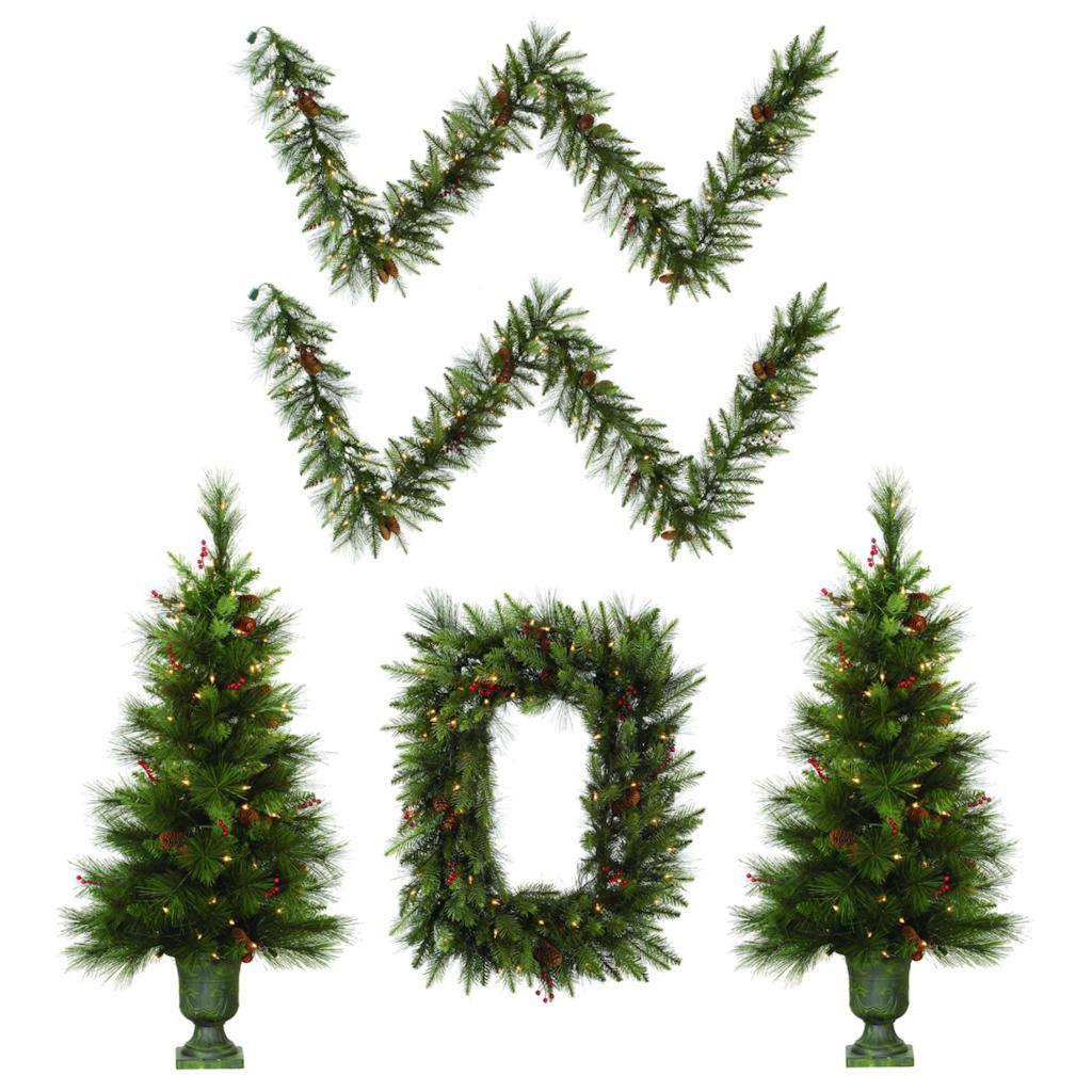 Vickerman 324356 Traditional Christmas Tree Set