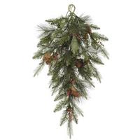 Vickerman 32" Artificial Vallejo Mix Pine Teardrop with Berries and Pine Cones