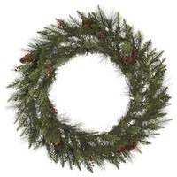 Vickerman 24" Artificial Vallejo Mix Pine with Berries and Pine Cones