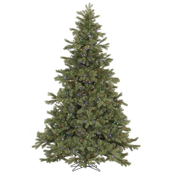4.5' x 39" Artificial Frasier Fir 250 Multi-Color Italian LED Lights