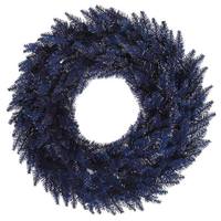 Vickerman 60" Artificial Navy Blue Fir Wreath