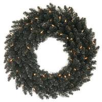 Vickerman 30" Artificial Black Fir Wreath