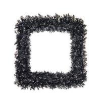 Vickerman 30" Artificial Black Fir Square Wreath