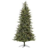 Vickerman 7.5' x 48" Artificial Slim Elk Frasier Fir 500 Multi-Color Italian LED Lights