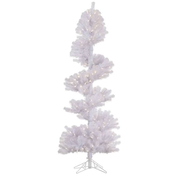 7' x 34" White Spiral 300 Pure White Italian LED Lights