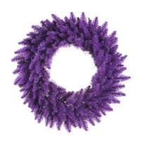 Vickerman 24" Artificial Purple Fir Wreath