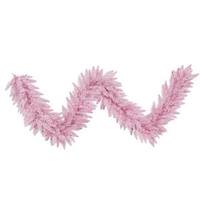 Vickerman 9' x 14" Artificial Pink Fir Garland