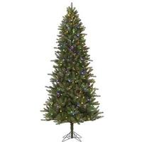 Vickerman 4.5' x 30" Artificial Virginia Pine 192 Color Changing Italian LED Lights with Brightness Setting