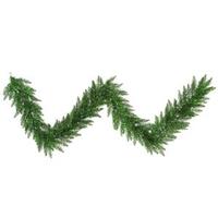 Vickerman 9' x 14" Artificial Tinsel Green Fir Garland