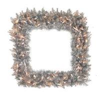 Vickerman 30" Artificial Silver Fir Square 70 Clear Miniature Lights