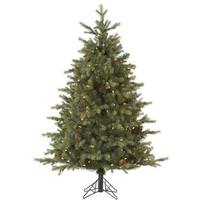 Vickerman 9' x 77" Artificial Rocky Mountain Fir 1,350 Warm White Italian LED Lights with Pine Cones