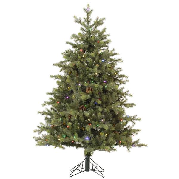 10' x 85" Artificial Rocky Mountain Fir Tree with 1,650 Multi Color LED Lights