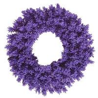 Vickerman 24" Artificial Flocked Purple Fir