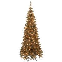 Vickerman 10' x 50" Antique Champagne Fir 900 Clear Miniature Lights