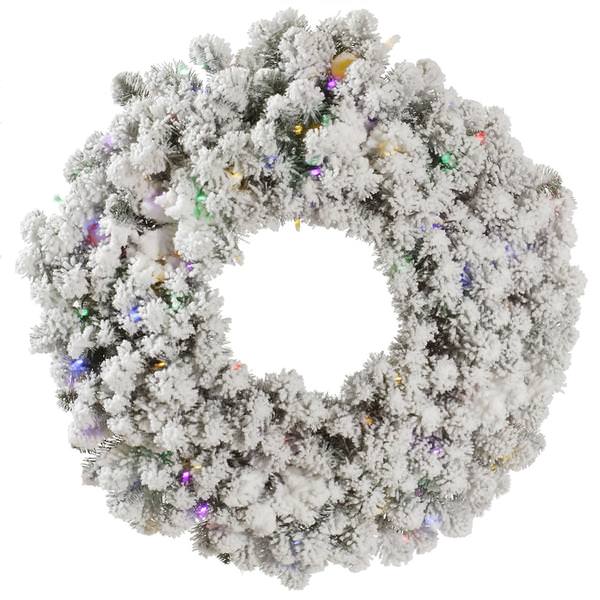 36" Artificial Flocked Kodiak 115 Multi-Color Italian LED / G40 Lights