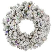 Vickerman 36" Artificial Flocked Kodiak 115 Multi-Color Italian LED / G40 Lights