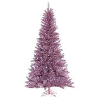 Vickerman 4.5' x 27" Orchid Tinsel
