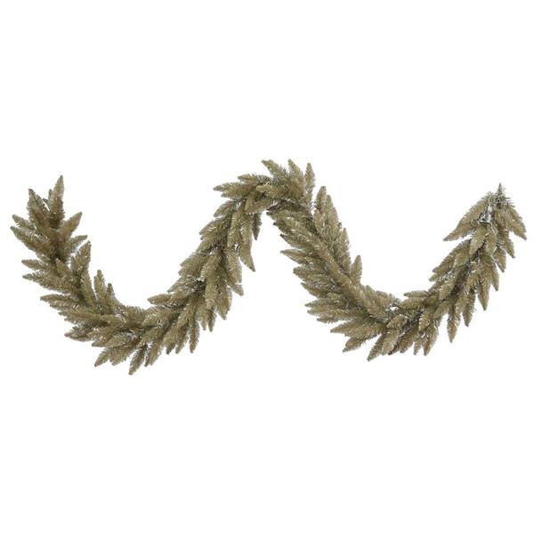 9' x 14" Artificial Antique Champagne Fir Garland