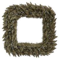 Vickerman 30" Artificial Antique Champagne Fir Square