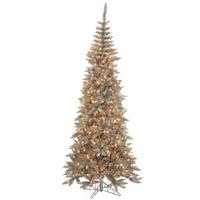 Vickerman 4.5' x 24" Grey Fir 200 Clear Miniature Lights