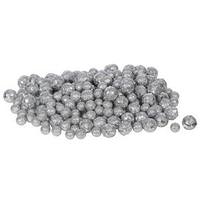 Vickerman 20-25-30MM Silver Glitter Ball Ornament (68-72 pack)