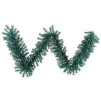 Vickerman 9' x 14" Artificial Aqua Tinsel Garland