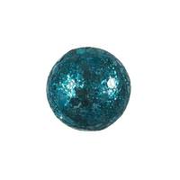Vickerman 20/25/30 mm Turquoise Glitter Ball Ornament (72 Pack)
