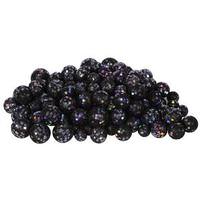 Vickerman 20-25-30MM Black Glitter Ball Ornament (68-72 pack)