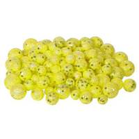 Vickerman 20-25-30MM Yellow Glitter Ball Ornament (68-72 pack)