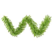 Vickerman 9' x 14" Artificial Lime / Green Tinsel Garland