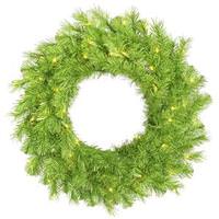 Vickerman 24" Artificial Lime / Green Tinsel 50 Lime Miniature Lights