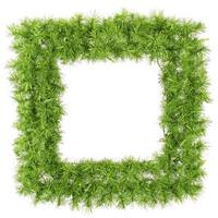 Vickerman 30" Artificial Lime / Green Tinsel Square Wreath
