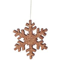 Vickerman 18" Copper Outdoor Glitter Snowflake Ornament