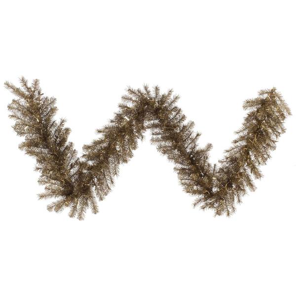 9' x 14" Artificial Metal Mix Tinsel Garland