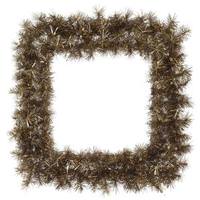 Vickerman 30" Artificial Metal Mix Tinsel Square Wreath