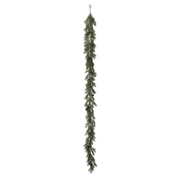 6' x 12" Artificial Angel Pine Cone Garland