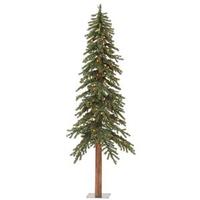 Vickerman 6' x 36.5" Artificial Natural Alpine 250 Multi-Color Lights