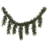 Vickerman 9' Artificial Camdon Fir Garland with 150 Multi-Color LED Lights