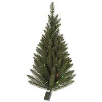 Vickerman 3' Artificial Camdon Fir Wall Tree 30 Multi-Color Italian LED Lights